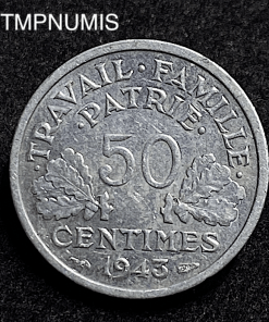 ,MONNAIE,50,CENTIMES,BAZOR,1943,B,