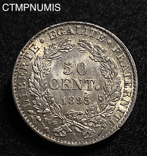 ,MONNAIE,50,CENTIMES,CERES,1895,