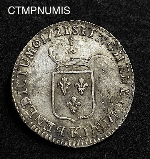 ,1/6,ECU,FRANCS,1721,BORDEAUX,