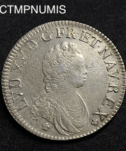 ,MONNAIE,ROYALE,ECU,LOUIS,XV,VERTUGADIN,1716,