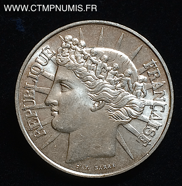 100 FRANCS ARGENT FRATERNITE 1988 SUP+  CTMP NUMIS  Achat, vente et