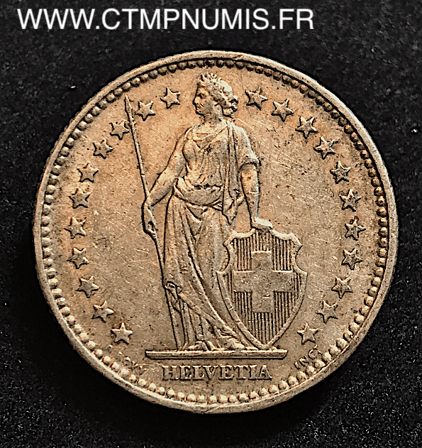 2 francs suisse argent