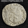 BEARN   DOUZAIN    HENRI I° D'ALBRET   MORLAAS   ECU NAVARRE BEARN  R/ CROIX SANS QUADRIBOLE