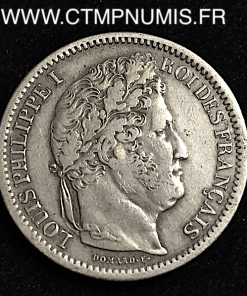 2 FRANCS ARGENT LOUIS PHILIPPE 1832 M TOULOUSE