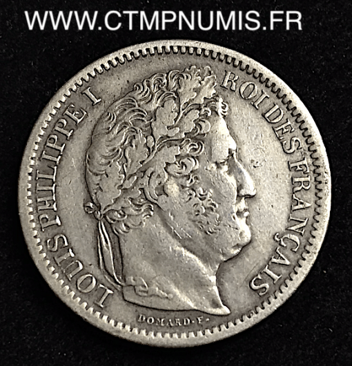 2 FRANCS ARGENT LOUIS PHILIPPE 1832 M TOULOUSE