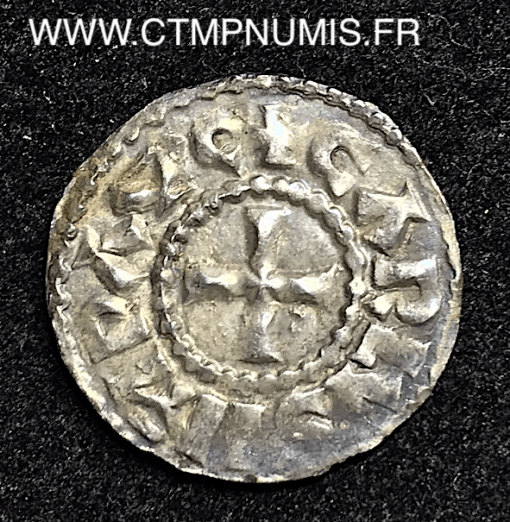 CHARLES LE CHAUVE DENIER ARGENT BOURGES