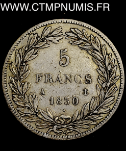 5 FRANCS ARGENT LOUIS PHILIPPE 1830 A PARIS