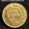 20,FRANCS,OR,NAPOLEON,I°,1811,EMPIRE,A,PARIS,