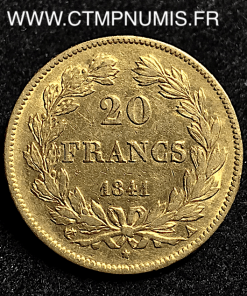20,FRANCS,OR,LOUIS,PHILIPPE,1841,A,PARIS,