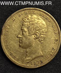,100,LIRE,OR,ITALIE,SARDAIGNE,1835,TURIN,