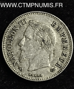 ,20,CENTIMES,ARGENT,NAPOLEON,1866,BORDEAUX