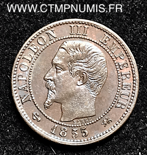 ,1,CENTIME,NAPOLEON,III,1855,D,LYON