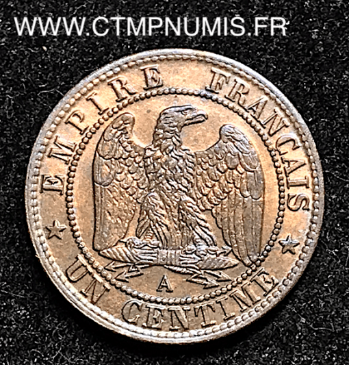 ,1,CENTIME,NAPOLEON,III,1870,A,PARIS,