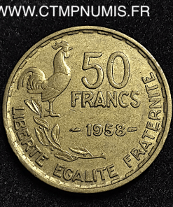 50 FRANCS G. GUIRAUD 1958 TTB