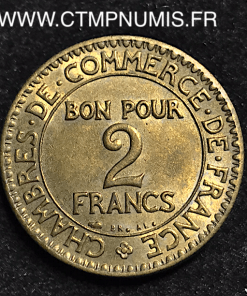 2 FRANCS DOMARD CHAMBRES COMMERCE 1926