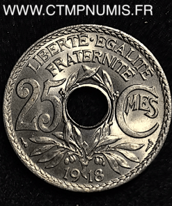 25 CENTIMES LINDAUER 1918 SPL