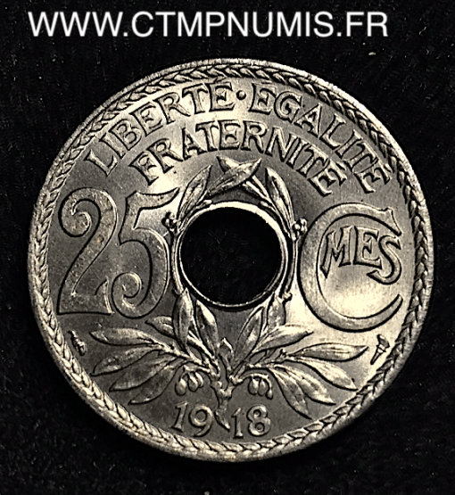 25 CENTIMES LINDAUER 1918 SPL