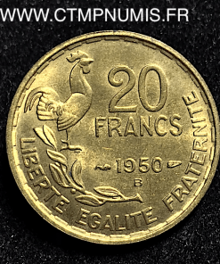 20 FRANCS G. GUIRAUD 1950 B 3 PLUMES 