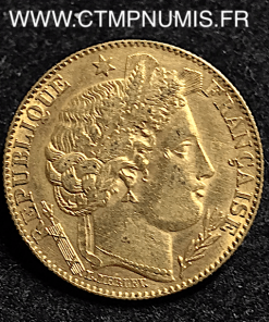 10 FRANCS OR CERES III° REPUBLIQUE 1896 A