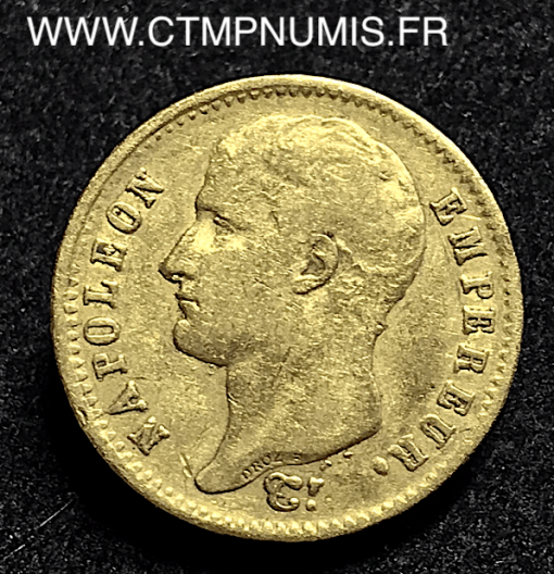 20,FRANCS,OR,NAPOLEON,REPUBLIQUE,1807,PARIS