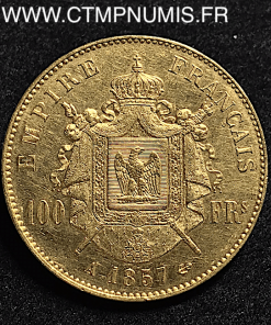 100,FRANCS,OR,NAPOLEON,III,1857,A,PARIS,