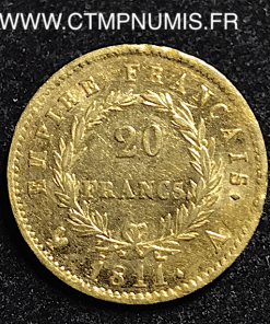 ,20,FRANCS,OR,NAPOLEON,EMPIRE,1811,A,PARIS,