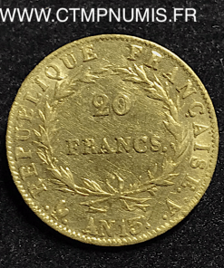 ,20,FRANCS,OR,NAPOLEON,REPUBLIQUE,AN,13,A,