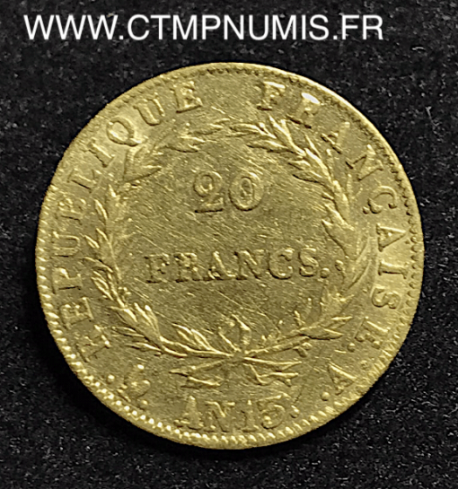 ,20,FRANCS,OR,NAPOLEON,REPUBLIQUE,AN,13,A,