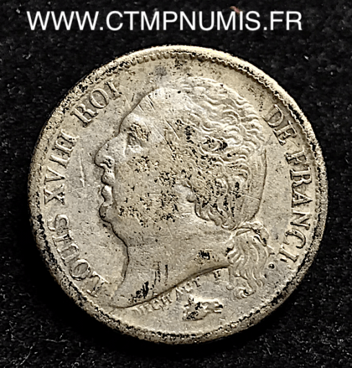 ,1/2,FRANC,ARGENT,LOUIS,XVIII,1823,M,TOULOUSE,