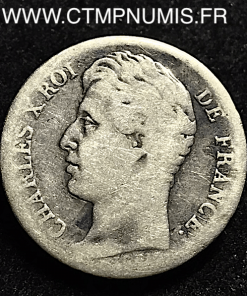 ,1/2,FRANC,ARGENT,CHARLES,X,1827,TOULOUSE