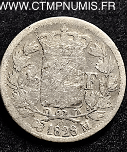 ,1/2,FRANC,ARGENT,CHARLES,X,1828,TOULOUSE