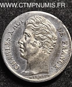 1/2 FRANC ARGENT CHARLES X 1830 M TOULOUSE