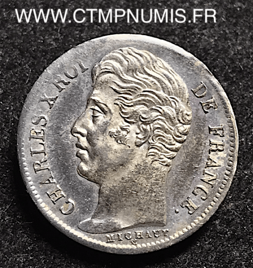 1/2 FRANC ARGENT CHARLES X 1830 M TOULOUSE