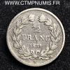 1/2 FRANC ARGENT LOUIS PHILIPPE 1831 TOULOUSE