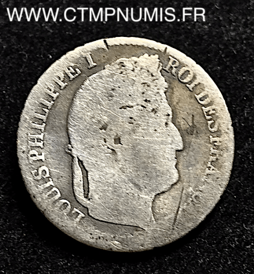 1/2 FRANC ARGENT LOUIS PHILIPPE 1833 TOULOUSE