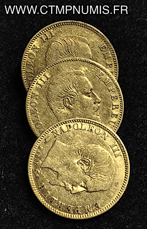 ,5,FRANCS,OR,NAPOLEON,III,1860,BB,STRASBOURG,