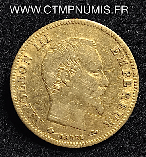 ,5,FRANCS,OR,NAPOLEON,III,1859,BB,STRASBOURG,