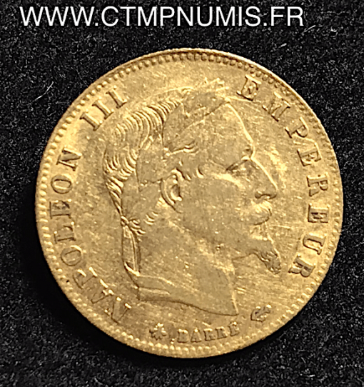 ,5,FRANCS,OR,NAPOLEON,III,1863,A,PARIS,LAUREE,