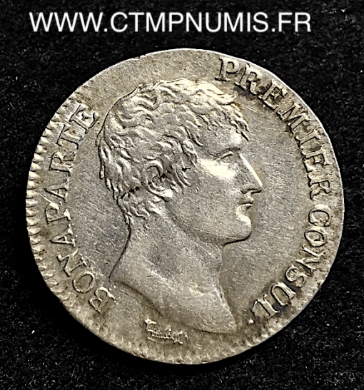 1 FRANC ARGENT CONSUL AN 12 TOULOUSE