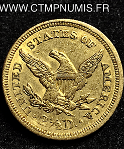 USA 2,5 DOLLAR OR LIBERTY 1851