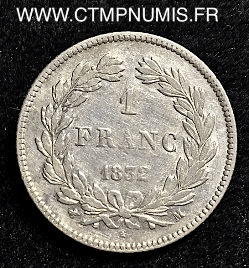 1 FRANC ARGENT LOUIS PHILIPPE 1832 TOULOUSE