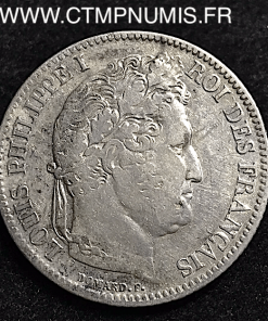 1 FRANC ARGENT LOUIS PHILIPPE 1832 TOULOUSE