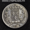 1 FRANC ARGENT HENRI V 1831 TRANCHE STRIEE