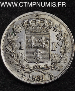 1 FRANC ARGENT HENRI V 1831 TRANCHE STRIEE