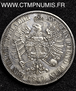  PRUSSE 1 VEREINSTHALER ARGENT 1859