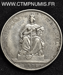  PRUSSE 1 VEREINSTHALER ARGENT  1871