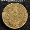 20 FRANCS OR NAPOLEON 1862 PETIT A PARIS