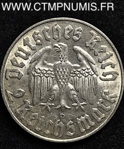 ALLEMAGNE 2 MARK ARGENT LUTHER 1933