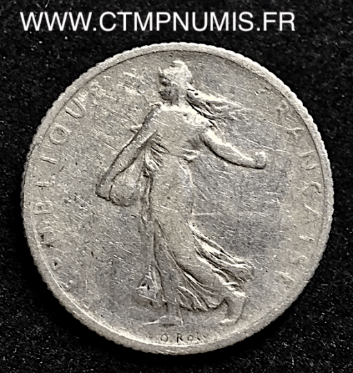 1 FRANC ARGENT SEMEUSE 1900 RARE