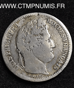 2 FRANCS ARGENT LOUIS PHILIPPE I° 1835 M TOULOUSE